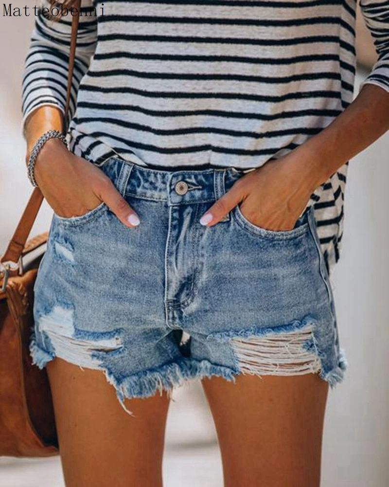 Casual denim shorts Clearance