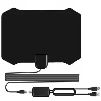 

HJ0003 4K Digital TV Antenna 200 Miles Indoor Aerial Signal Receiver Amplifier Working Temperature -45-85 Degrees Celsius