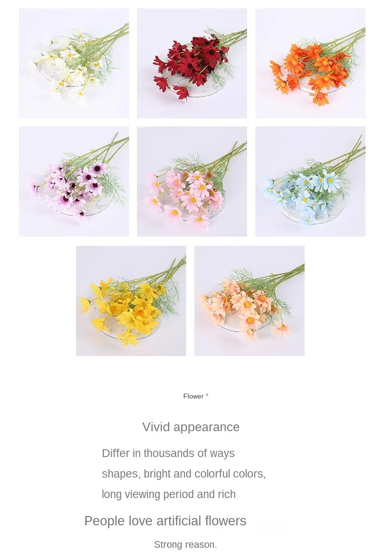 Artificial Flowers Chrysanthemum Silk Flower Mix