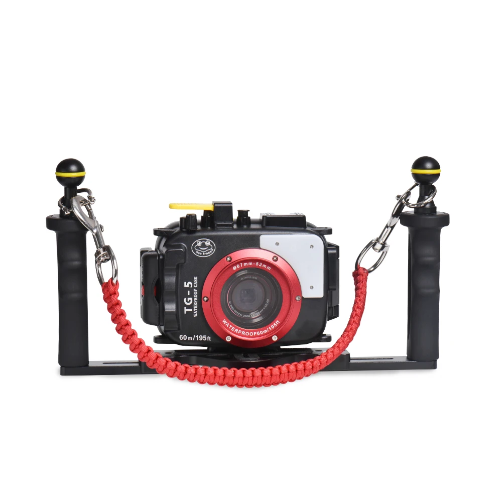 carregamento para gopro sony canon nikon fujifilm case suporte subaquático