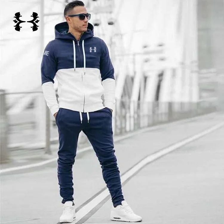 

Muscle Dr. Sports Fitness Men Autumn And Winter Fashion New Style Cotton Joint Hoodie Casual Slim Fit Coat