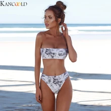 KANCOOLD, летний купальник, повседневный сексуальный купальник, костюм в полоску с рисунком, бикини, пляжный раздельный купальник пляжный костюм бикини, Новая мода