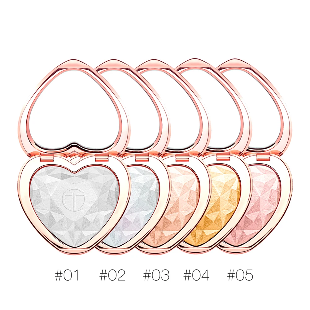 Горячая Распродажа, OTWOO Love Heart, одноцветная пудра, пудра, контур лица, косметика, стойкий, легко окрашивается