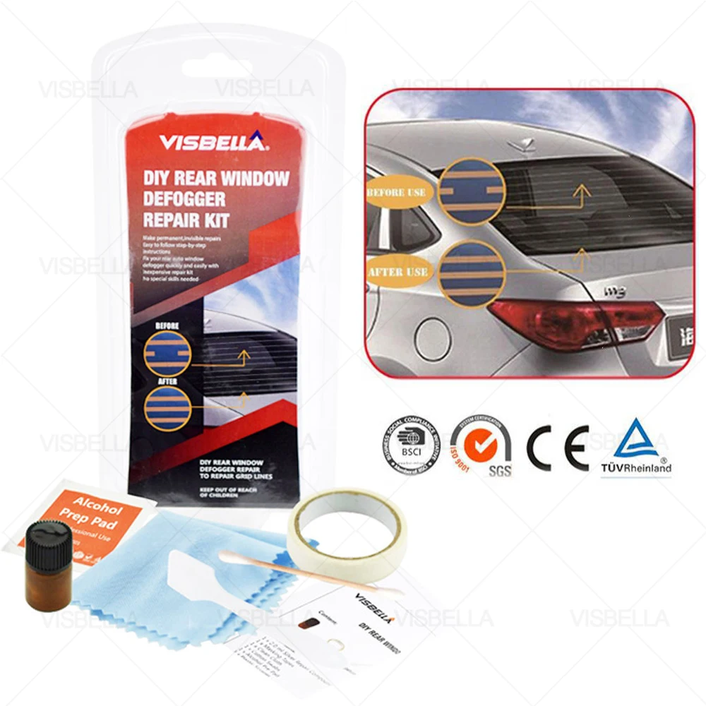 Car Rear Window Defogger Repair Kit, DIY,