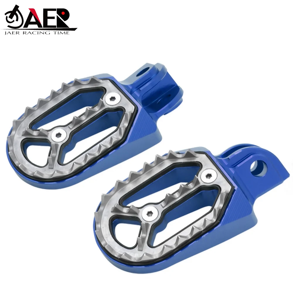 JAER CNC Подножки подножки педали для Husqvarna TC TE FC FE TX FS 65 85 125 250 300 350 390 450 501 Husaberg FE FS 570