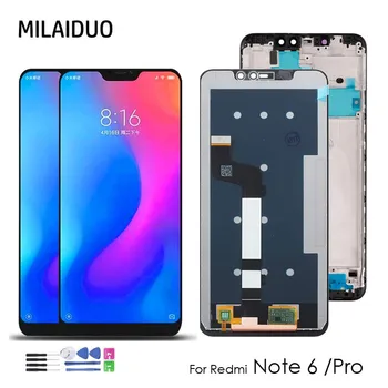 

For Xiaomi Redmi Note 6 / Note 6 Pro LCD Display Touch Screen Digitizer Assembly Redmi Note 6 LCD Replacement