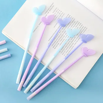 

3 Pcs Cut Butterfly Gel Pen Blue Color Ink Pens Gift Kawaii Stationery Office School Decoration Supplies Assortment D6513