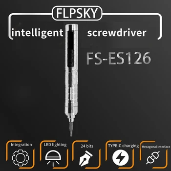 Price Flipsky FS-ES126 Mini Electric Screwdriver Smart Repair Tools Set With LED Light 24 Bits Multifunctional Repair Tool