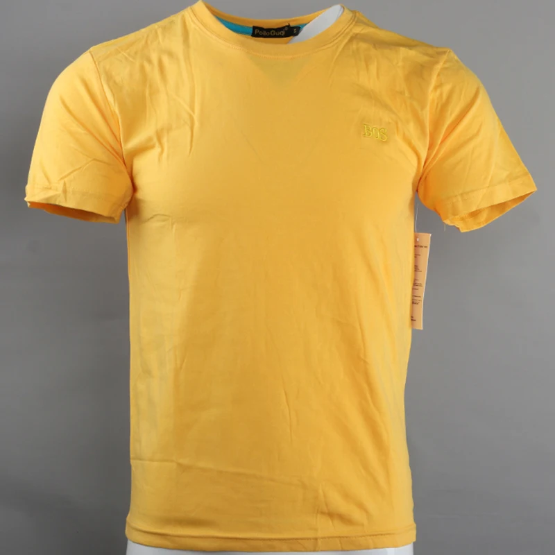 

bosi Men's short sleeved t-shirt homre 100%cotton short sleeve Casual O-Neck eden homme park tee shirt