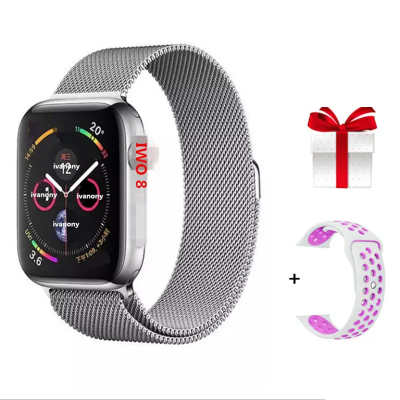 L Часы SmartWatch IWO 8 Смарт-часы 44 мм серия 4 корпус 1:1 relogio inteligente relogios ECG сердечного ритма для IOS Android для samsung - Цвет: L