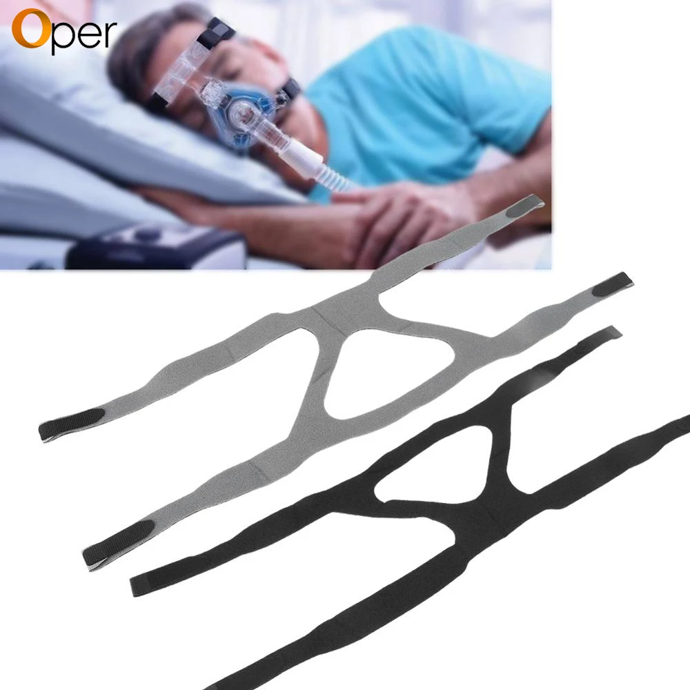 

CPAP Elastic Anti-snoring Headband Washable Respirator Mask Head Belt Breathable Universal Nasal Mask Face Mask Strap Medical
