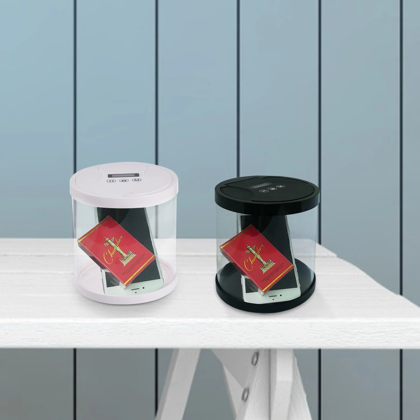 Timer Lock Container Multi Function Time Lock Box Bin No Battery Strong Sturdy Automatic Time