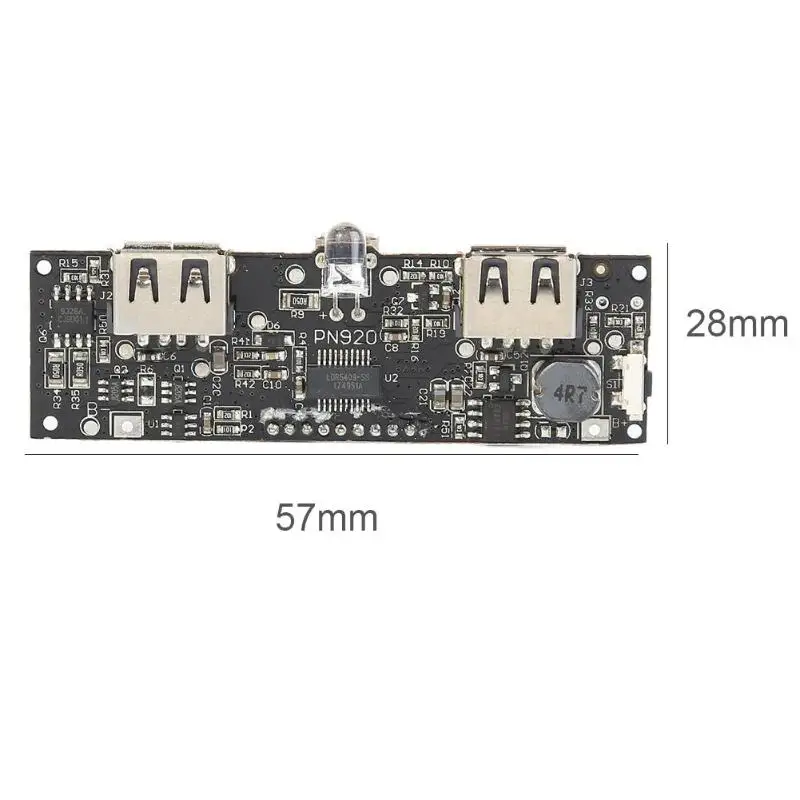 Двойной USB PCB BMS ЖК дисплей мобильный внешний аккумулятор аксессуары 18650 зарядное