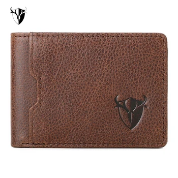 

Casual Small Ultra thin Wallet for Men Genuine Leather Male Slim Wallets Short Mini Wallet with Card Holder Pocket Purses credit