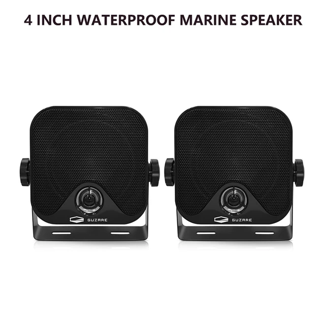 100 Watts 4 Marine Waterproof Speakers 