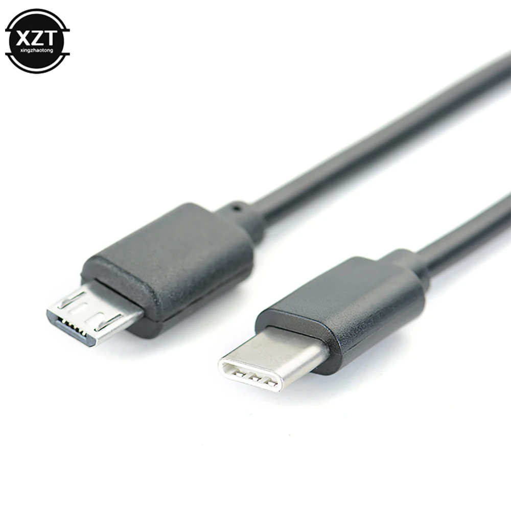 Кабель-адаптер с USB/Type C на Micro USB, Micro USB, 5 pin, «штырь-штырь»,  USB 3,1, OTG, шнур для зарядки и синхронизации данных для Huawei, Samsung,  телефонный провод | AliExpress