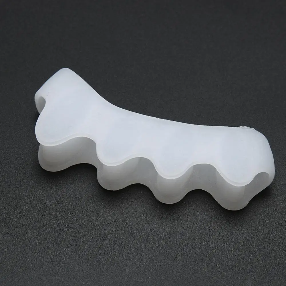 2Pcs/set Corrector Toe Protector Silicone Toe Separating Gel Toe Separator Flexible Finger Spacer Preventing Blisters Nail Tool