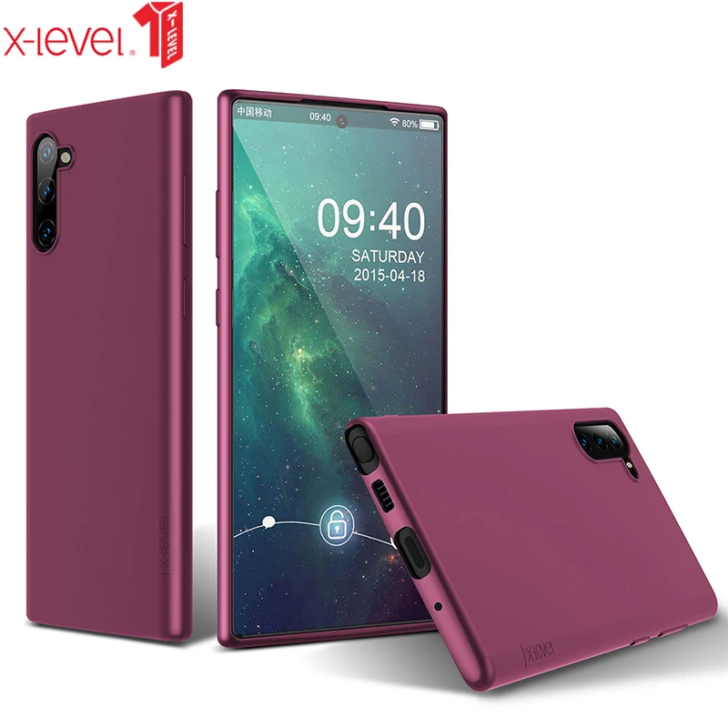 X-level чехол для samsung Galaxy Note 10 Plus Мягкий матовый ТПУ сенсорный задняя крышка телефона для samsung Galaxy Note 10 чехол Note10
