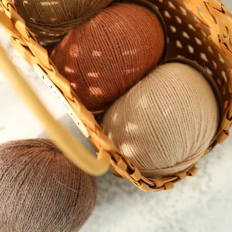 1pc=50g 175M 100% Alpaca Wool Yarn For Hand Knitting Baby Wool Soft Sweater Scarf Hat Crochet 3