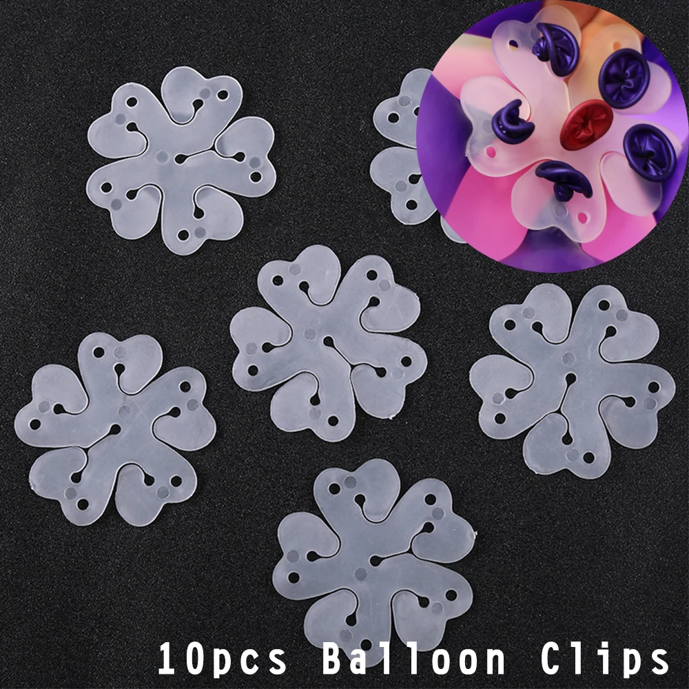 10pcs Balloon ClipsC 10 штук 12 дюймов золотые серебряные металлические шары латексные шары детские игрушки День рождения Свадебные украшения воздушный Гелиевый шар - Цвет: 10pcs Balloon ClipsC