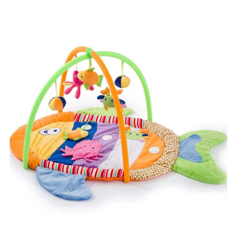 

Colorful Fish Baby Game Blanket Game Pad Crawling Mat Crawling Blanket Puzzle Toy Full Moon Gift Baby Toy Mat Baby Climbing Mat