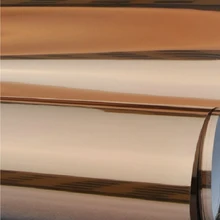 Одностороннее зеркало Солнцезащитная коричневая оконная пленка Солнцезащитная пленка односторонняя мембрана стеклянная термостойкая Взрывозащищенная пленка для стекла