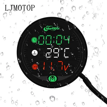 

Motorcycle Tester LED Display Waterproof Voltmeter Multifunction Meter For Honda CBF600 CBR600F Hornet 250 CB400 Hornet CB599