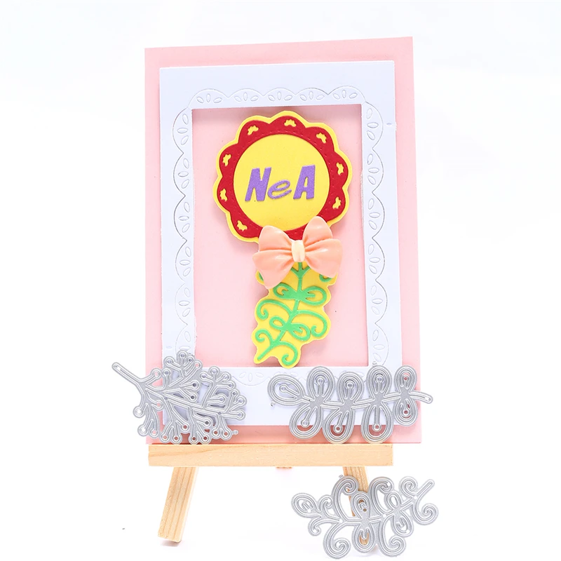 

Eastshape Foliage Branch Metal Cutting Dies Flower Leaf Dies for Christmas Card Making Scrapbooking Embossing Cuts Stencil Craft