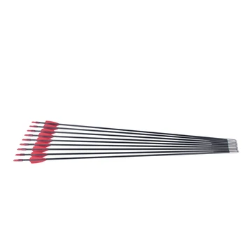 

12pcs 6mm Training Arrows-Archery Practice Target Arrows with Durable Shaft Blunt Tip for Kids Youth or Beginners on Recurve Bow