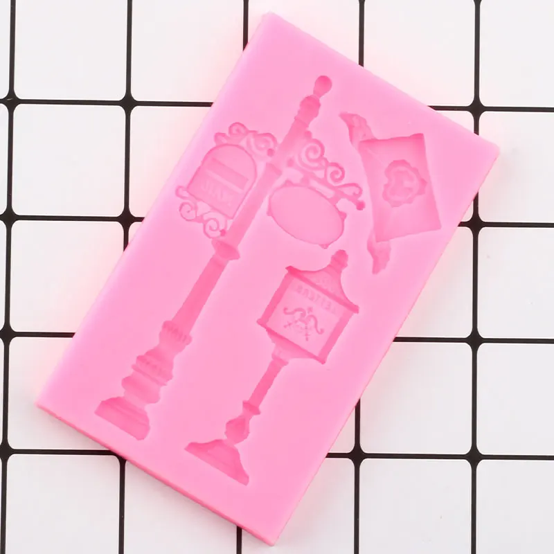 DIY Sugarcraft винтажные почтовые ящики силиконовые формы для выпечки формы помадки торта инструменты для украшения конфет форма для шоколада формы для мастики