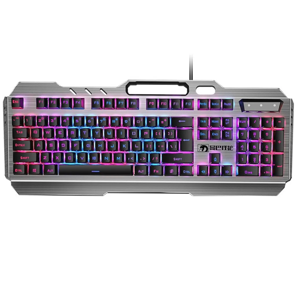 1 комплект игровая Механическая Проводная 16 RGB Подсветка эргономичная клавиатура
