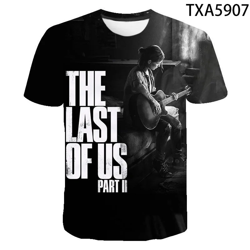 3D футболки с принтом The Last Of Us 2 Часть Повседневная Уличная одежда для мальчиков