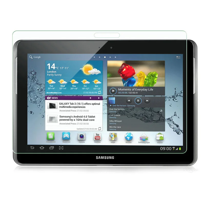 Закаленное стекло для samsung Galaxy Tab 2 Note P5100 N8000 10,1 прозрачная защитная пленка для экрана Взрывозащищенная пленка из закаленного стекла