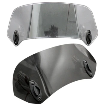 

Adjustable Clip on Windshield Extension Spoiler Wind Deflector for Motorcycle