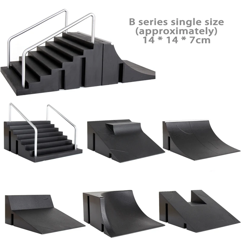 Finger Skateboard Kit Finger Bike BMX Mini Two Wheel Scooter Board Skate Fingers Sport Training Props Ramps Skate Park Toys finger skateboard toys fingerboard set finger bike toys bike toys