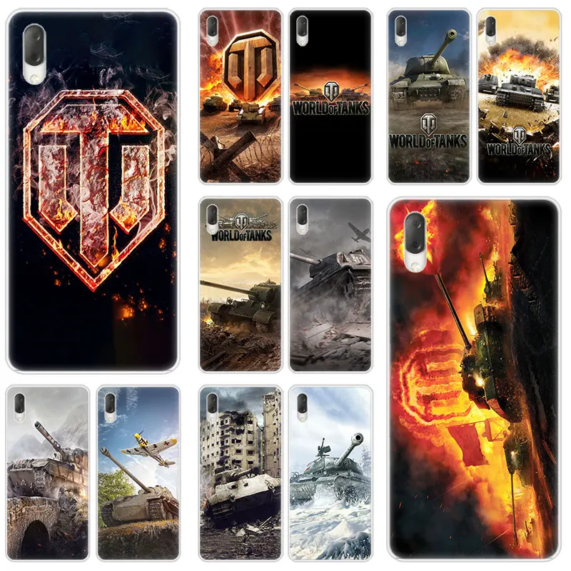 Жесткий чехол Hot world of tanks для Sony Xperia L1 L2 L3 X XA XA1 XA2 XA3 Ultra 10 Plus E5 XZ XZ1 XZ2 Compact XZ3 XZ5 2 20