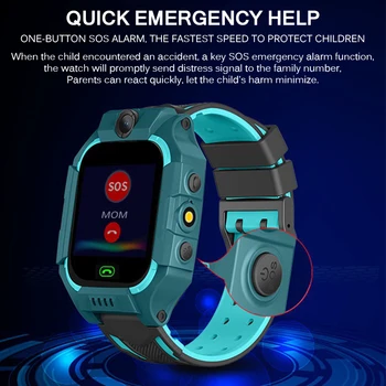 

Colorful Smart Watch Children'S IP67 Waterproof 2G SIM Card GPS Tracker SOS Anti-Lost Smart Watch For IOS Android Walkie Talkie