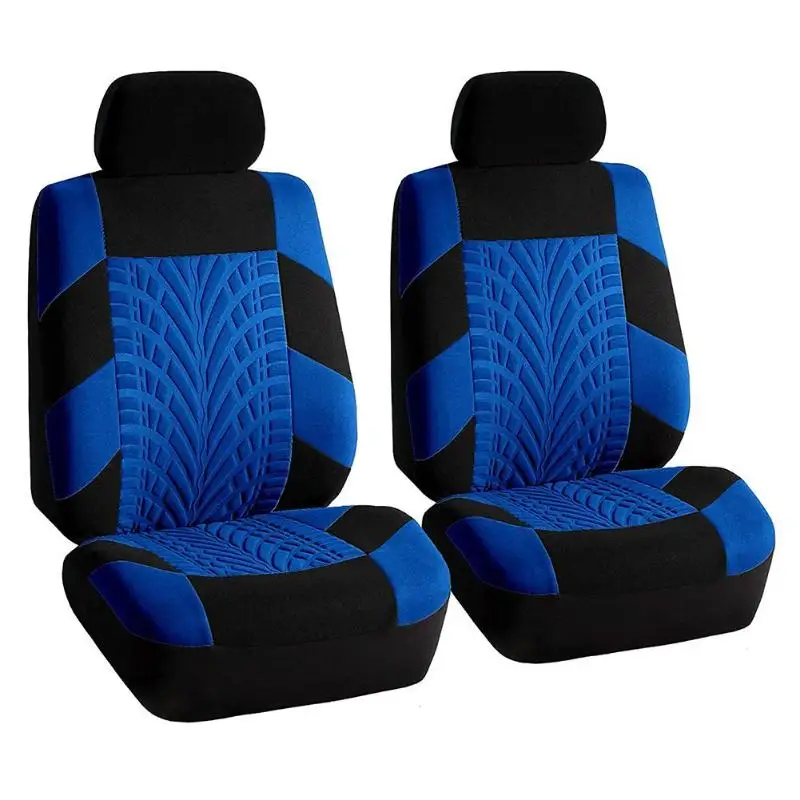 Dual Seat Blue VODOOL чехол для автомобильных сидений, набор универсальных чехлов для автомобильных сидений, защитный чехол для сидений автомобиля - Название цвета: Dual Seat Blue