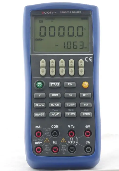 Источник сигнала процесса VC11+/калибратор температуры VC14+/калибратор давления VC15 - Цвет: Process source VC11