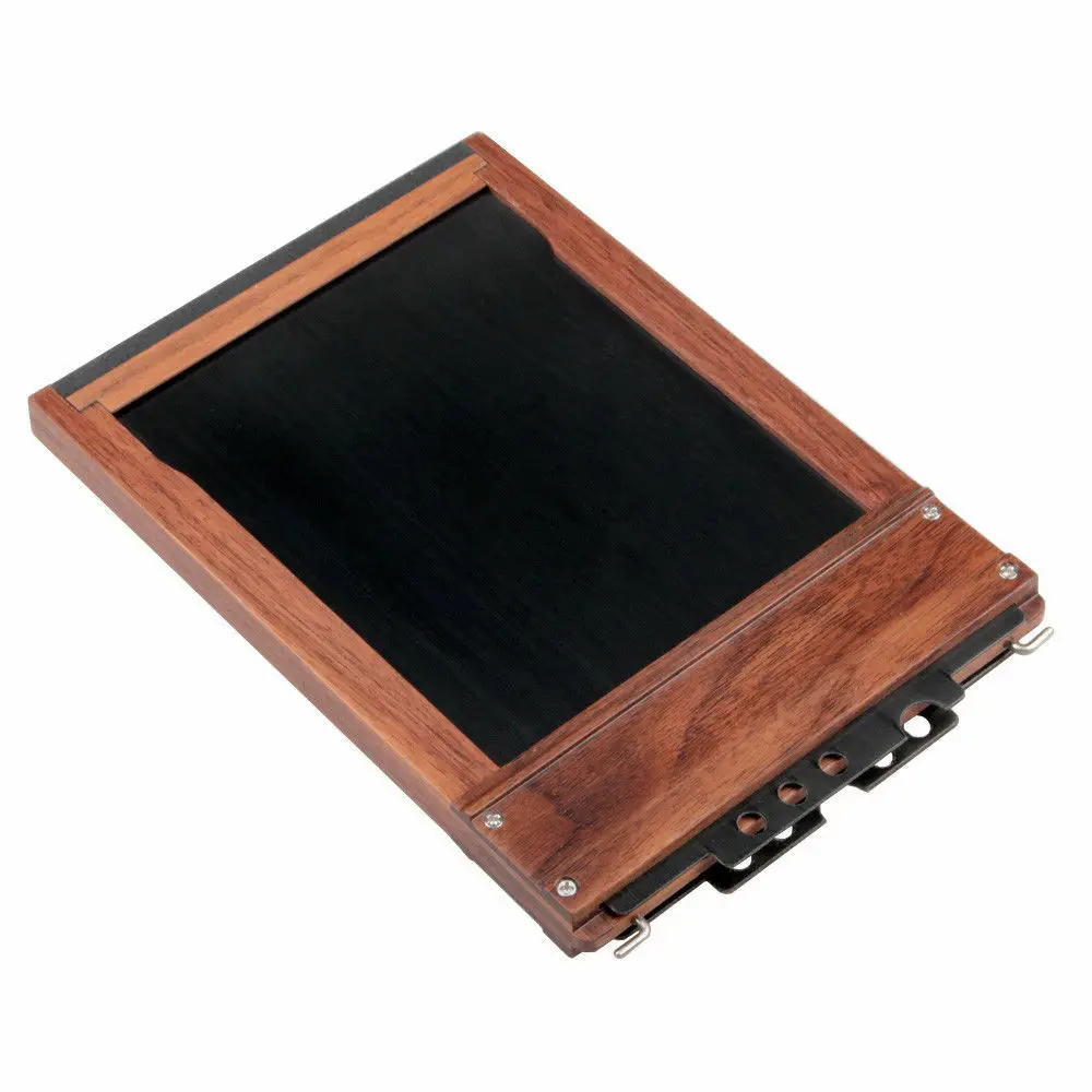 4x5 Walnut Wood Sheet Film Holder for Shen Hao Zone VI Deardorff - Main Image