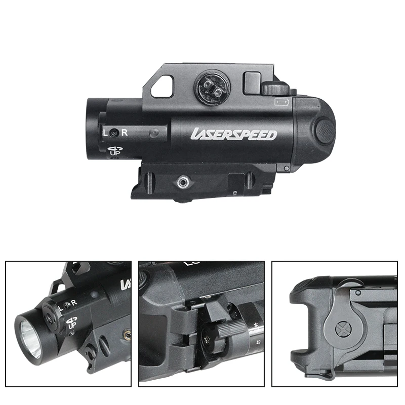 Алюминиевый Компактный ИК и зеленый лазерный прицел Laserspeed с двойным лучом