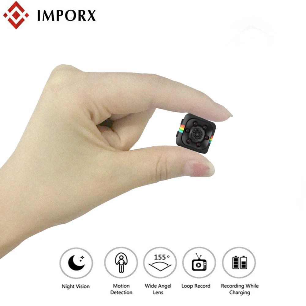 SQ11 HD 1080P Мини камера Спорт DV инфракрасный монитор ночного видения маленькая