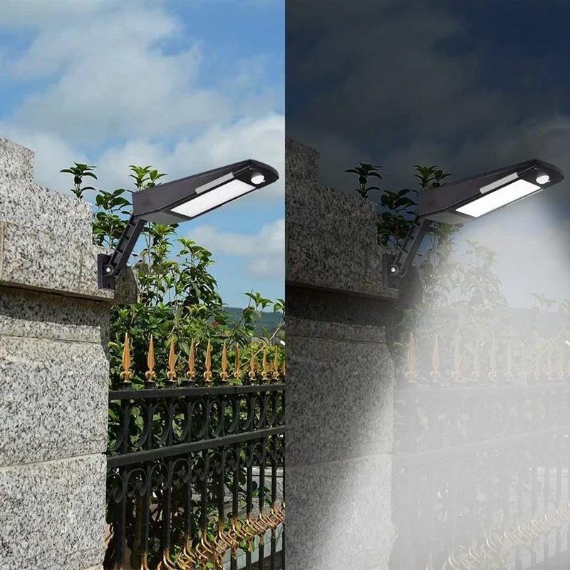 

Solar Motion Sensor Lights, 48LED Outdoor Solar Flood Lights, 360 Degree Angle Adjustable Waterproof Wireless Security Lights fo
