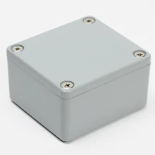 Водонепроницаемый IP65 Алюминиевый электрический терминал соединительный элемент коробки Универсальный металлический корпус для проекта размер 64*58*35 мм