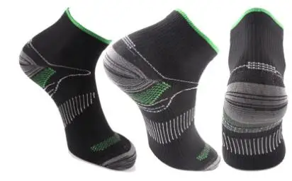 Компрессионные компрессионные Компрессионные носки для верховой езды и бега, женские повседневные носки, спортивные дезодоранты - Цвет: green