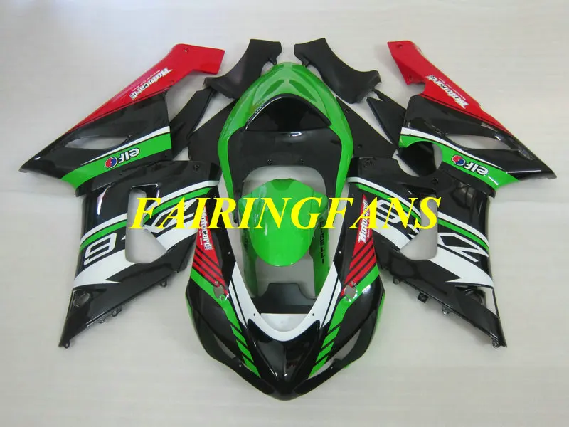 Мотоцикл обтекатель тела комплект для KAWASAKI Ninja ZX6R 636 05 06 ZX 6R 2005 2006 ABS Красочные Обтекатели на кузов+ подарки KJ07