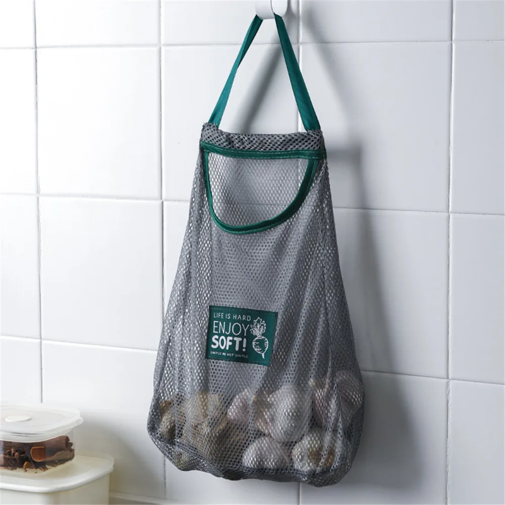 TTLIFE кухонный сетчатый мешок для хранения бытовой многоцелевой креативный фруктовый настенный мешок можно подвешивать Лук Чеснок сумка для хранения