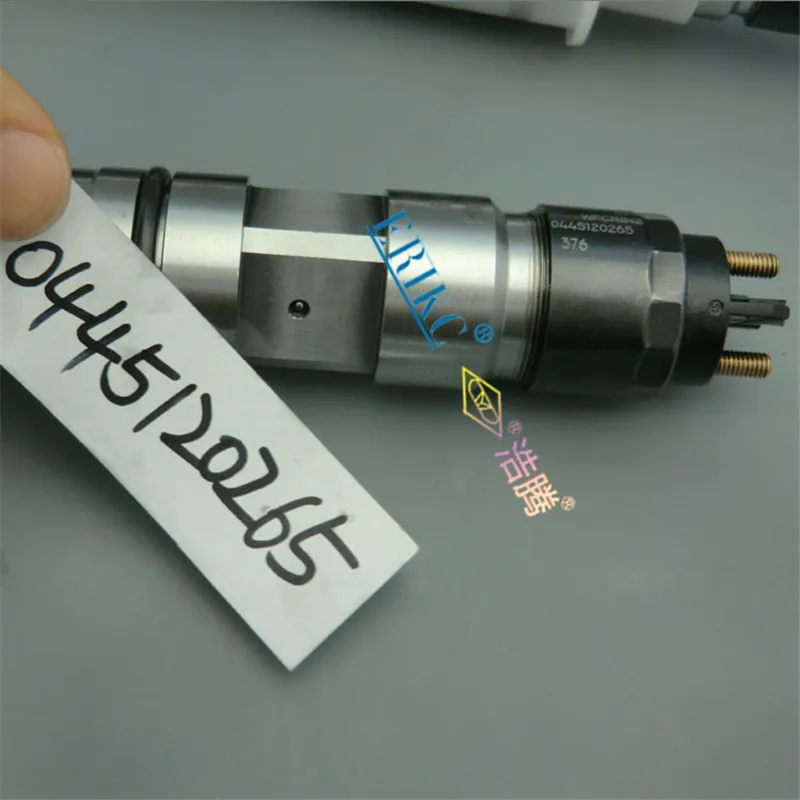 ERIKC 0 445 120 265 Авто топливный инжектор в сборе 0445120265 коллектора системы впрыска топлива впрыска дизельного топлива 0445 120 265 для WEICHAI 612630090028