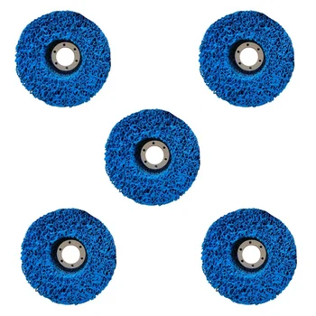 

5Pcs 100mm Abrasive Belt Rust Remover Remover Cleaning Wheel, Used for Angle Grinder Car Truck Motorcycle