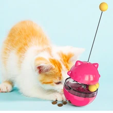 Игрушка для домашних животных кошачий мячик утечки еды игрушка